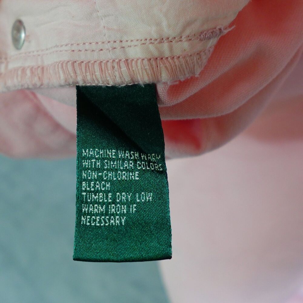 Ralph Lauren Capris Women Sz 10 Pink Easter Preppy Coquette Feminine Spring Cute - Picture 8 of 9
